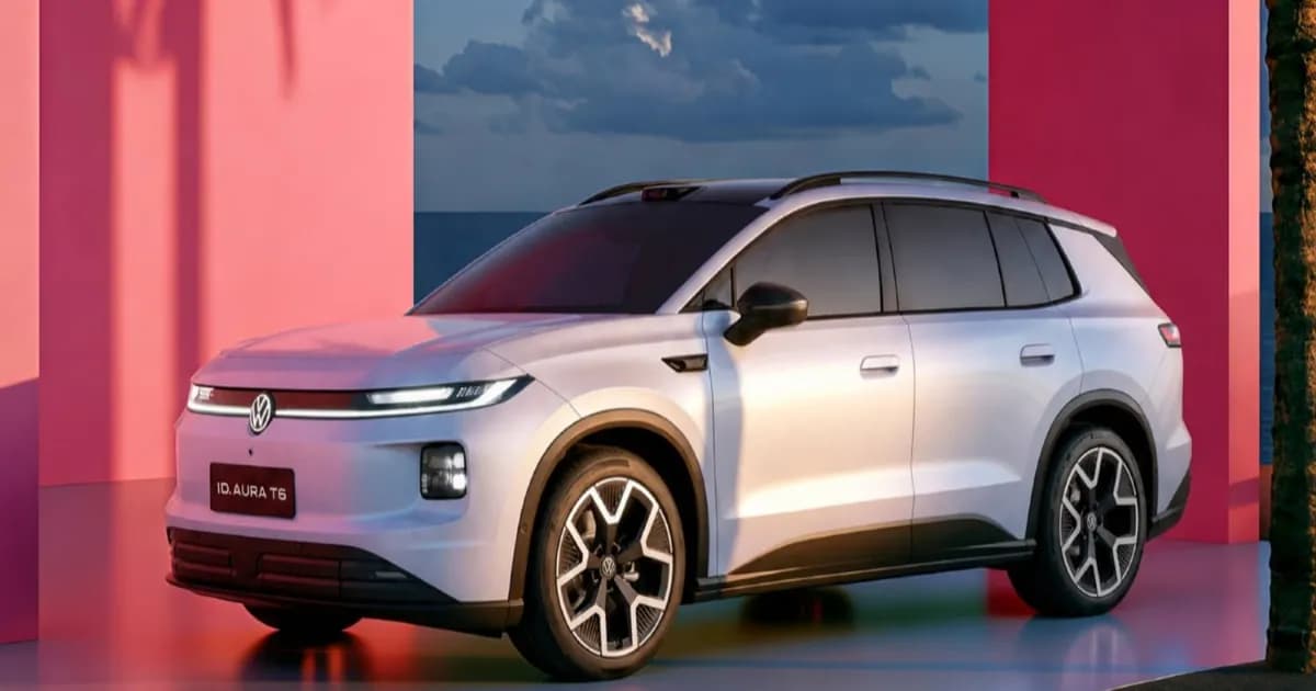 Volkswagen ID. Aura T6 SUV listrik baru yang memulai pre-order di China dengan harga 20.225 dollar AS
