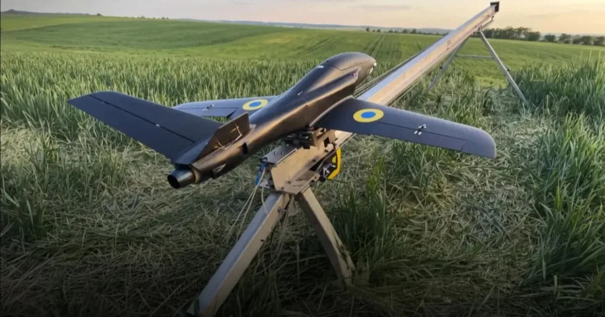 Drone interceptor Alexa Spatium buatan Ukraina yang dirancang untuk mencegat drone serang Rusia