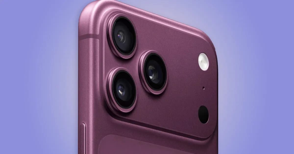 iPhone 18 Pro Max render menunjukkan desain bodi dengan modul kamera di bagian belakang