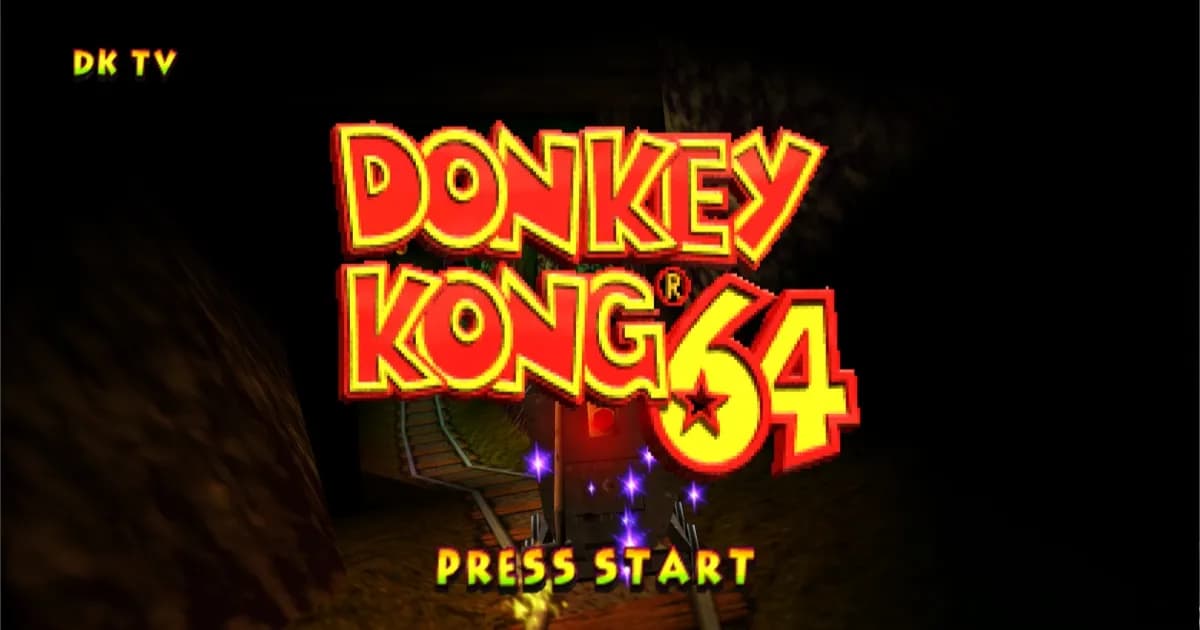 Tampilan gameplay Donkey Kong 64 versi rekompilasi untuk PC dengan grafis low-poly asli