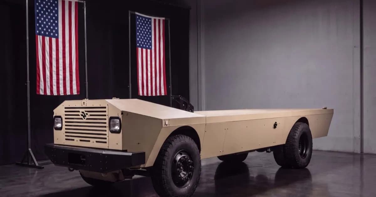 Kendaraan UGV hybrid American Rheinmetall dengan platform Harbinger untuk Angkatan Darat AS