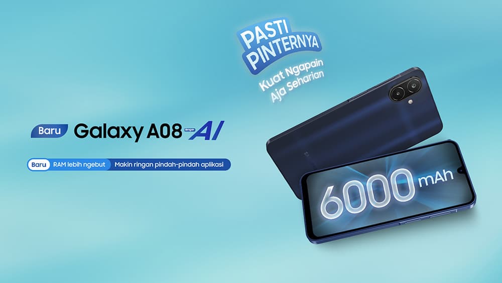 Samsung Galaxy A08 Resmi: Baterai 6.000 mAh dan Update OS 6 Tahun