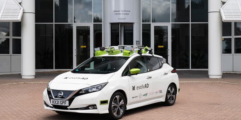 Nissan Uji Mobil Otonom Leaf di Cambridge dengan Proyek ADventure