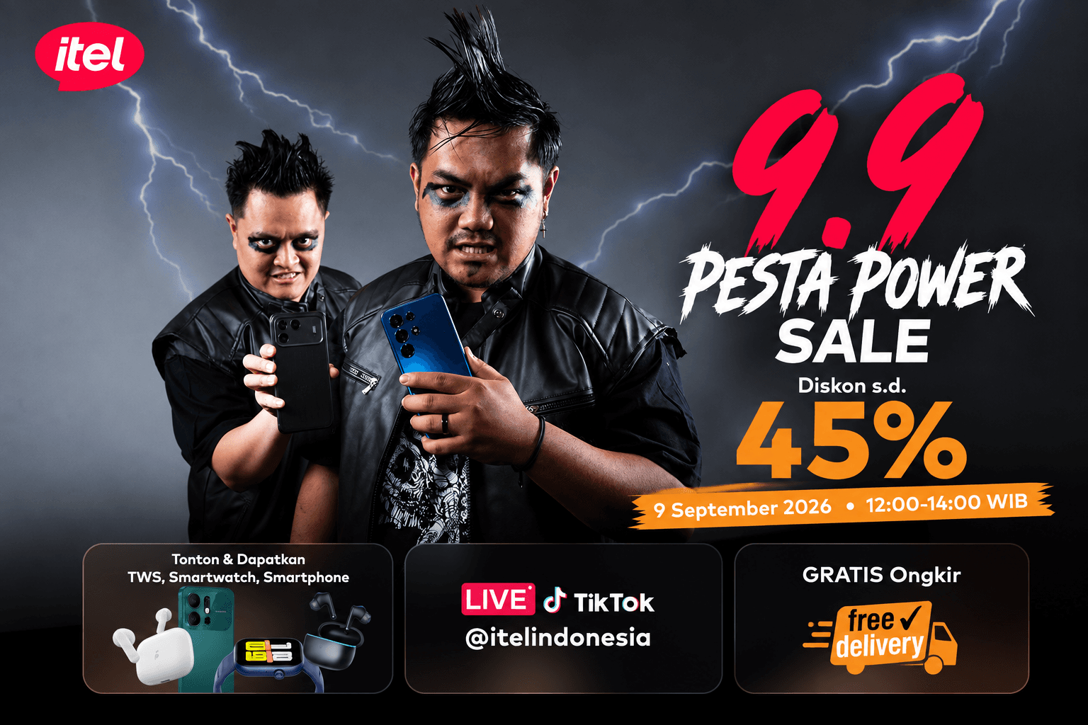 itel POWER 80 Diuji di Gunung Halimun, Harga Spesial 9.9
