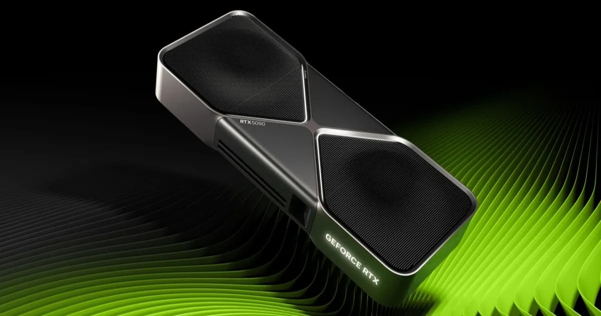 Kartu grafis Nvidia GeForce RTX 5090 yang terdampak pemblokiran mVolt+ oleh driver terbaru