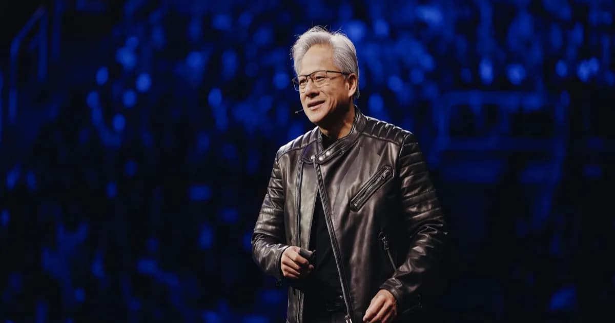 Nvidia CEO Jensen Huang berbicara di Milken Institute event