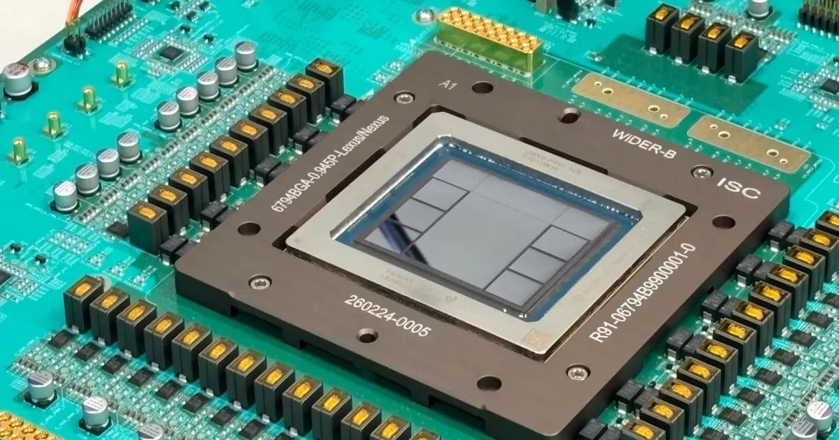 Render chip Jalapeño generasi pertama buatan OpenAI yang dikembangkan bersama Broadcom