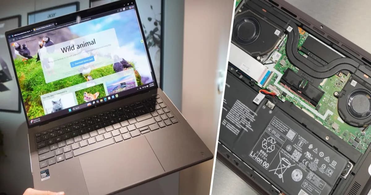 Acer Vero 16 laptop modular dengan layar OLED dan desain aluminium