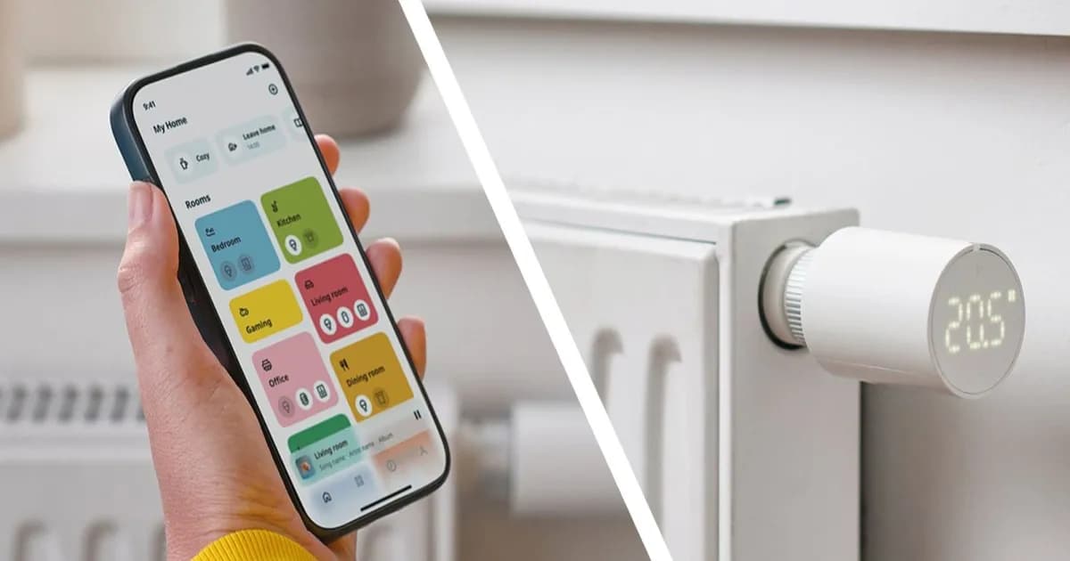 IKEA Liljebagge termostat radiator pintar dengan dukungan Matter