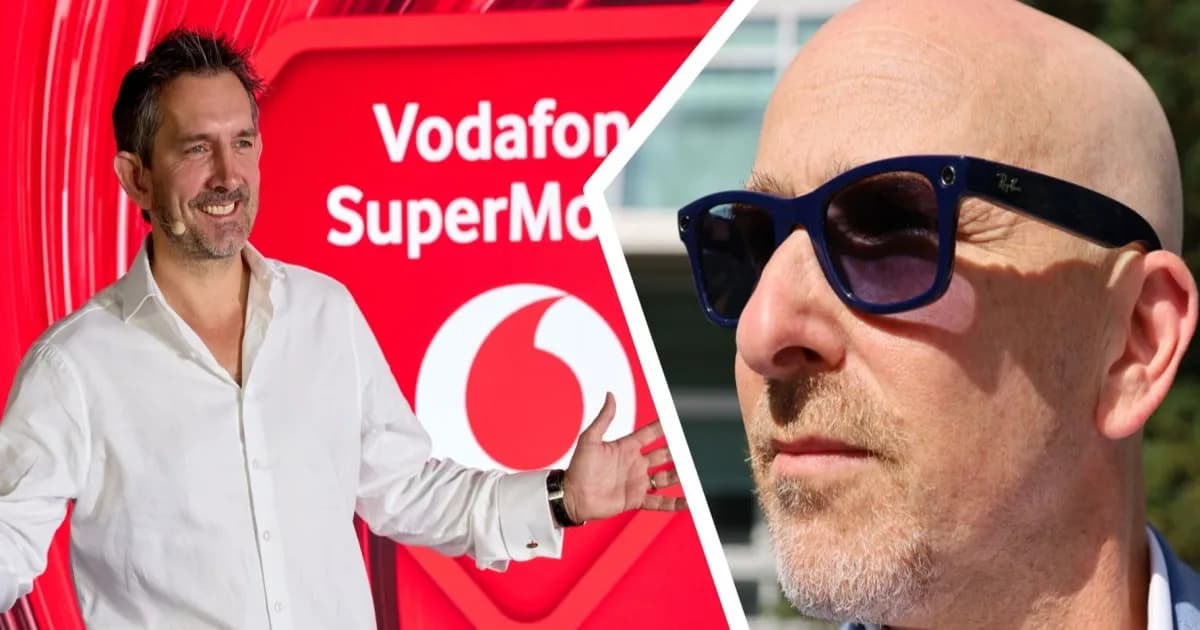 VodafoneThree CEO Max Taylor dan kacamata AI Ray-Ban Meta Gen 2
