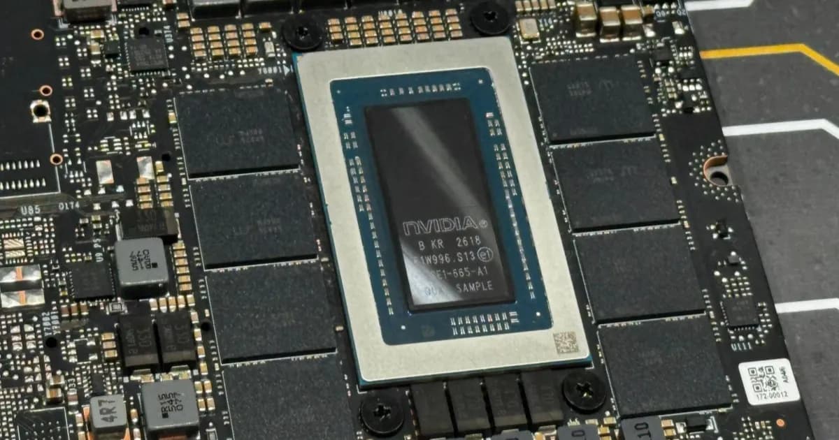Ilustrasi chip Nvidia RTX Spark N1X dengan arsitektur Grace CPU dan Blackwell GPU
