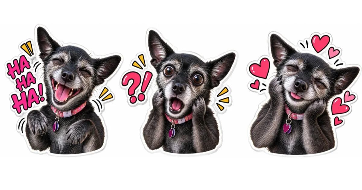 Tampilan fitur ChatGPT Stickers pada aplikasi mobile yang menampilkan opsi template stiker