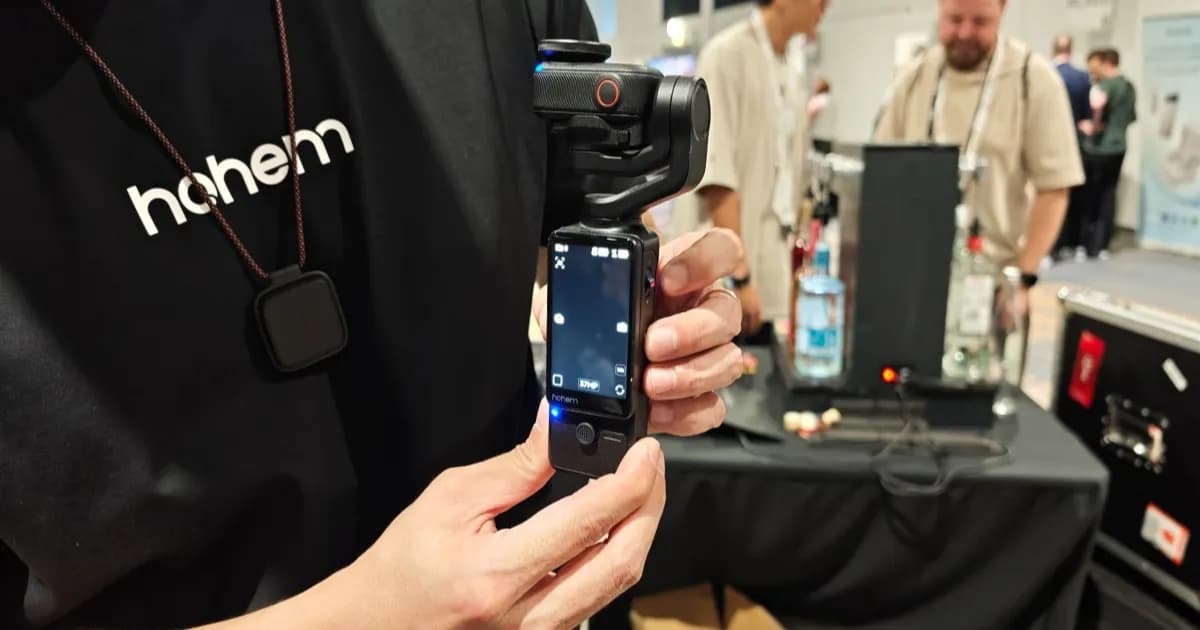 Hohem Eyepic 2-in-1 Pocket Gimbal Camera dipamerkan di IFA Berlin 2026
