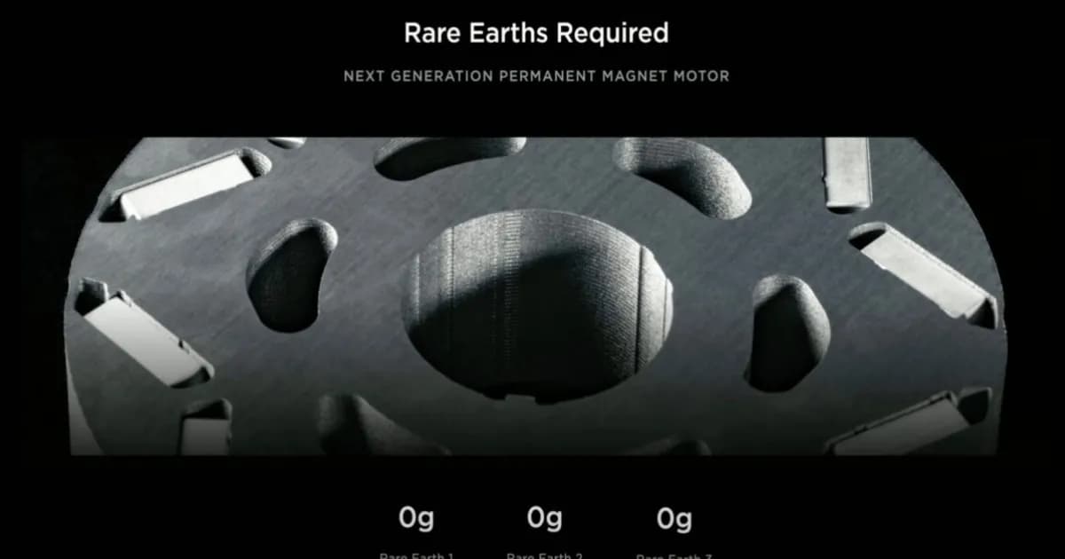 Motor listrik bebas rare earth Tesla Cybercab yang diklaim lebih kecil dan ringan