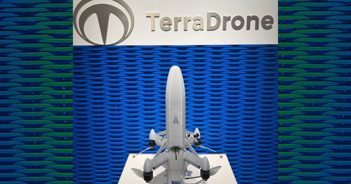 Drone interceptor Terra B1 buatan Terra Drone yang diproduksi massal untuk militer Jepang