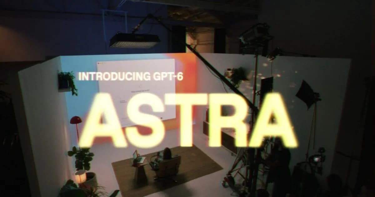 Ilustrasi model AI OpenAI GPT-6 Astra yang baru diluncurkan dengan kemampuan recurrent depth reasoning