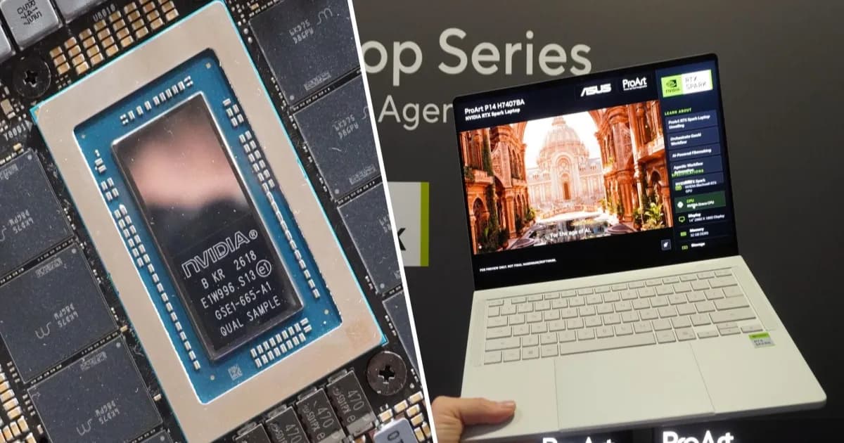 Ilustrasi kolaborasi Microsoft dan Nvidia untuk platform RTX Spark dengan Windows 11