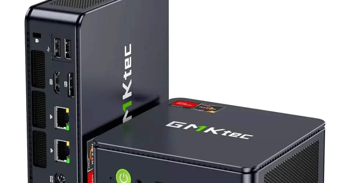 GMKtec NucBox M5 Ultra mini PC dengan prosesor AMD Ryzen 7 7730U
