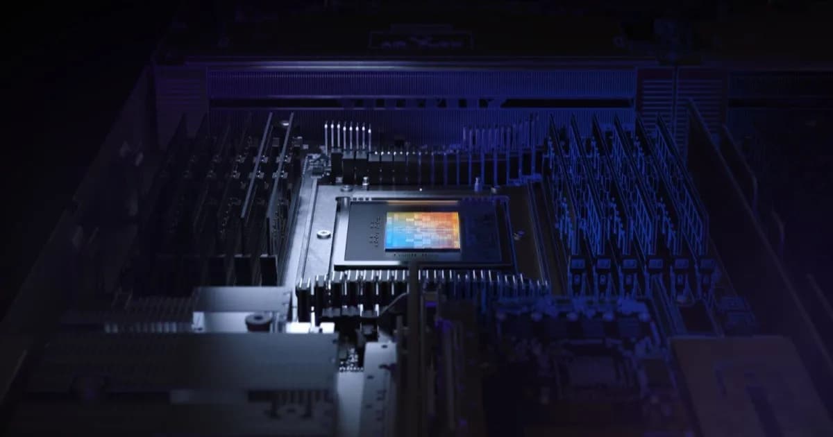 Ilustrasi prosesor Arm Neoverse CSS N4 untuk platform cloud
