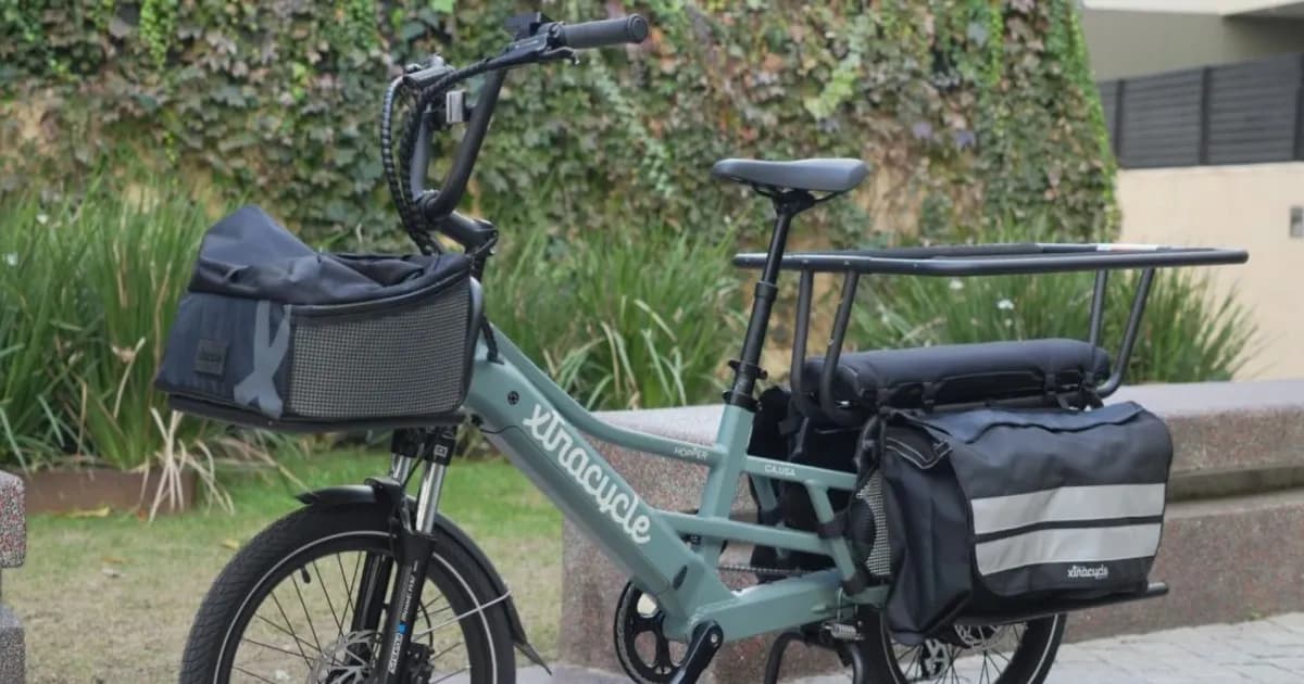 Xtracycle Hopper sepeda kargo listrik untuk keluarga