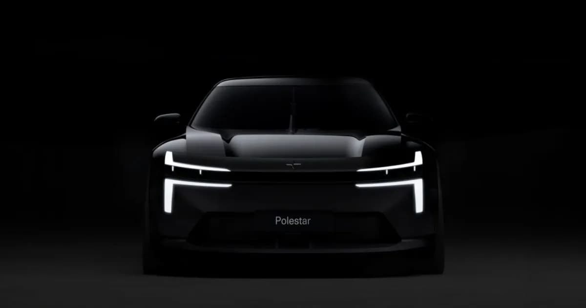 Polestar Formula 2030 concept car dengan lampu Dual Blade khas Polestar