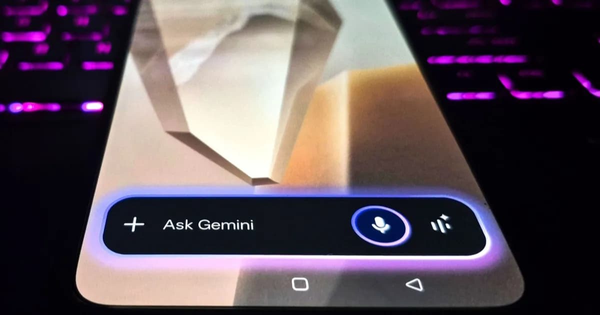 Fitur minimize Gemini Android untuk multitasking