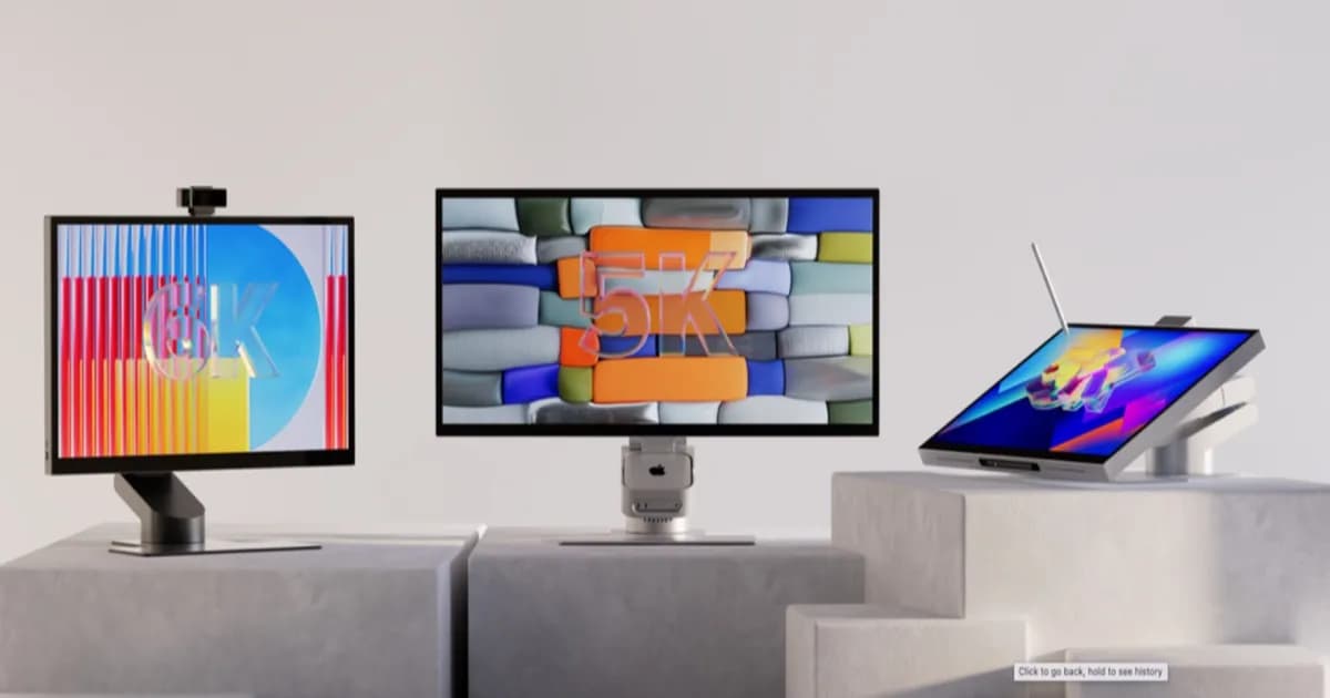 Monitor Alogic Clarity Touch 6K dengan resolusi 6K dan webcam terintegrasi