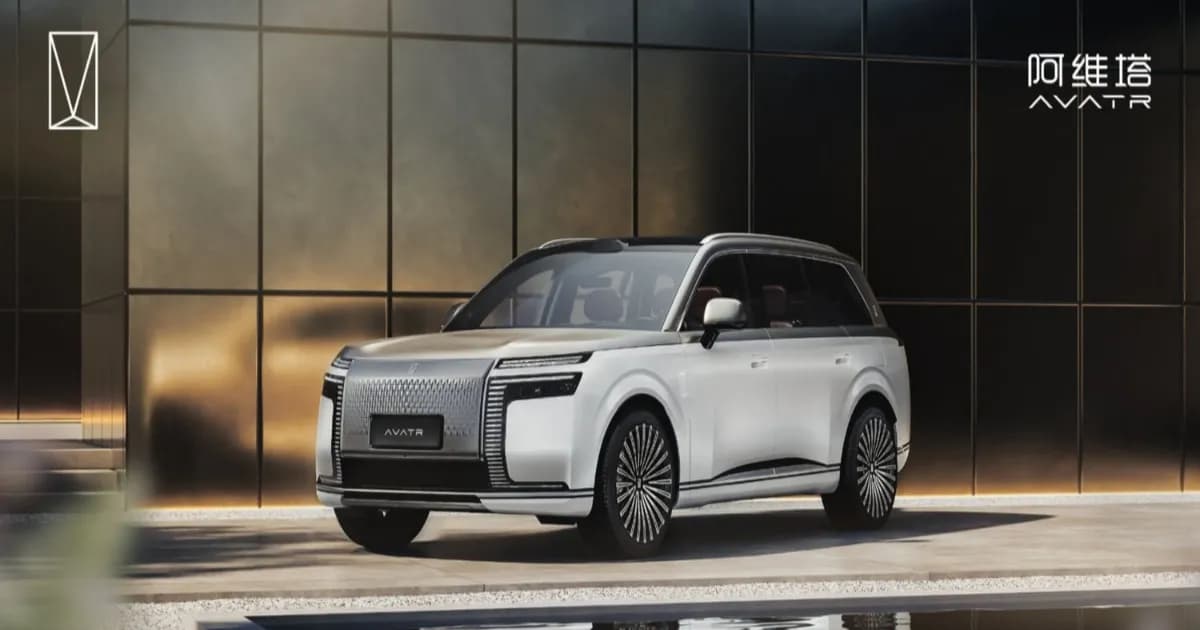 Avatr T09 PHEV tampak depan dengan desain mirip Yangwang U8