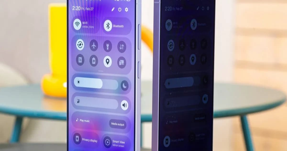Samsung Galaxy S26 Ultra dengan fitur Privacy Display