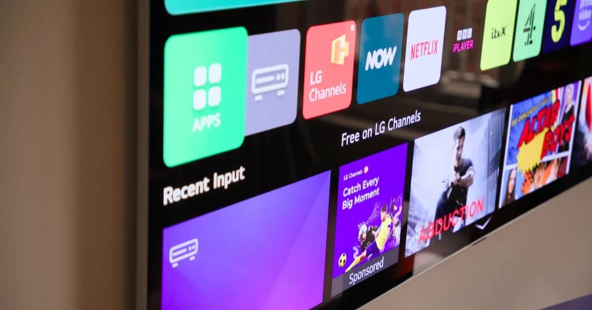 Ilustrasi smart TV LG yang dituding memata-matai pengguna
