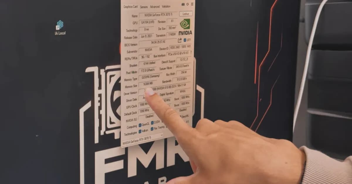 Kartu grafis RTX 3070 Ti hasil modifikasi dengan VRAM 16GB GDDR6 oleh YouTuber fmklab