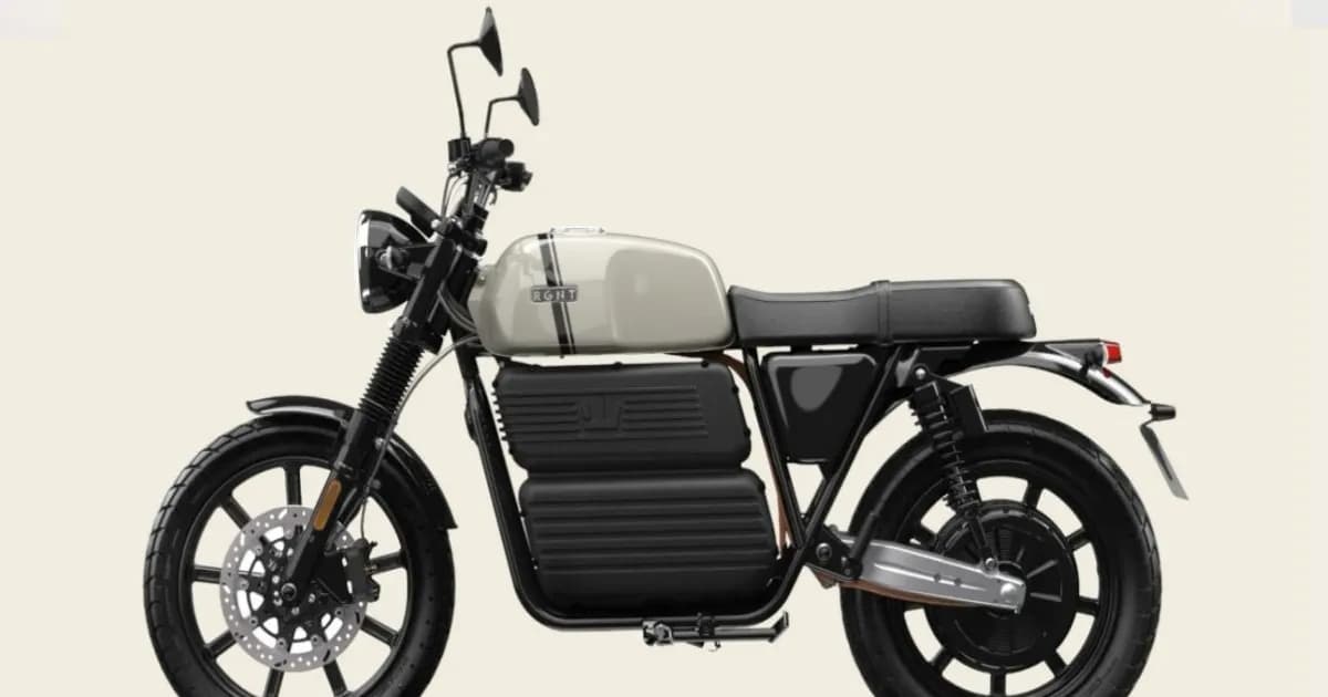 RGNT Street Scrambler motor listrik retro dengan desain off-road dan velg 18 inci