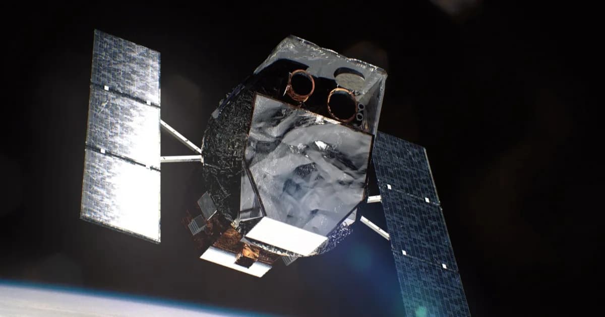 Ilustrasi Teleskop Swift NASA yang mengalami penurunan orbit setelah misi penyelamatan LINK dibatalkan