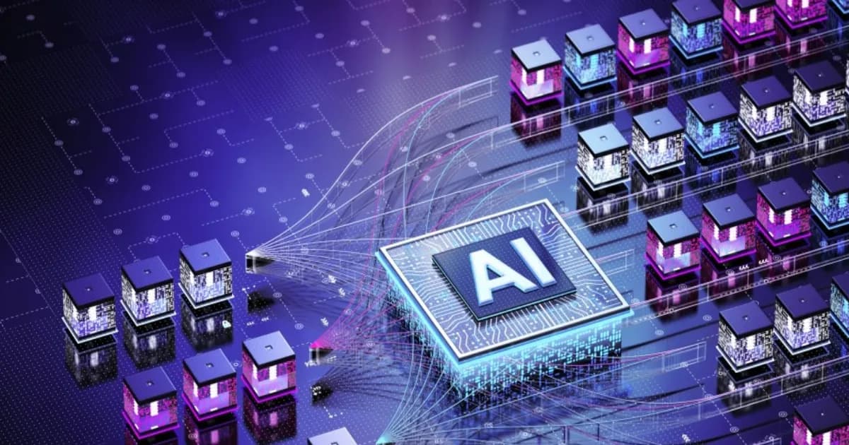 Ilustrasi jaringan chip AI Cornelis dengan arsitektur terbuka untuk mengurangi waktu tunggu GPU