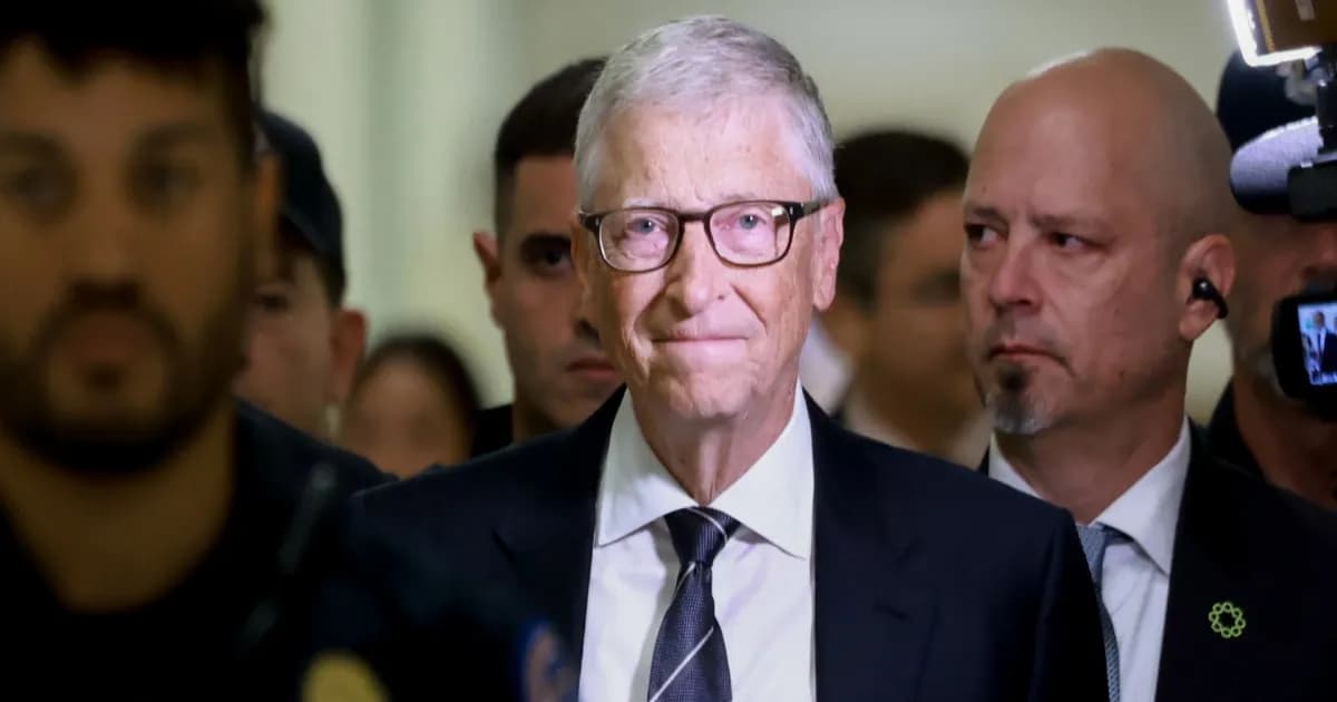 Bill Gates saat memberikan pernyataan dalam wawancara mengenai kesiapan pemerintah menghadapi AI
