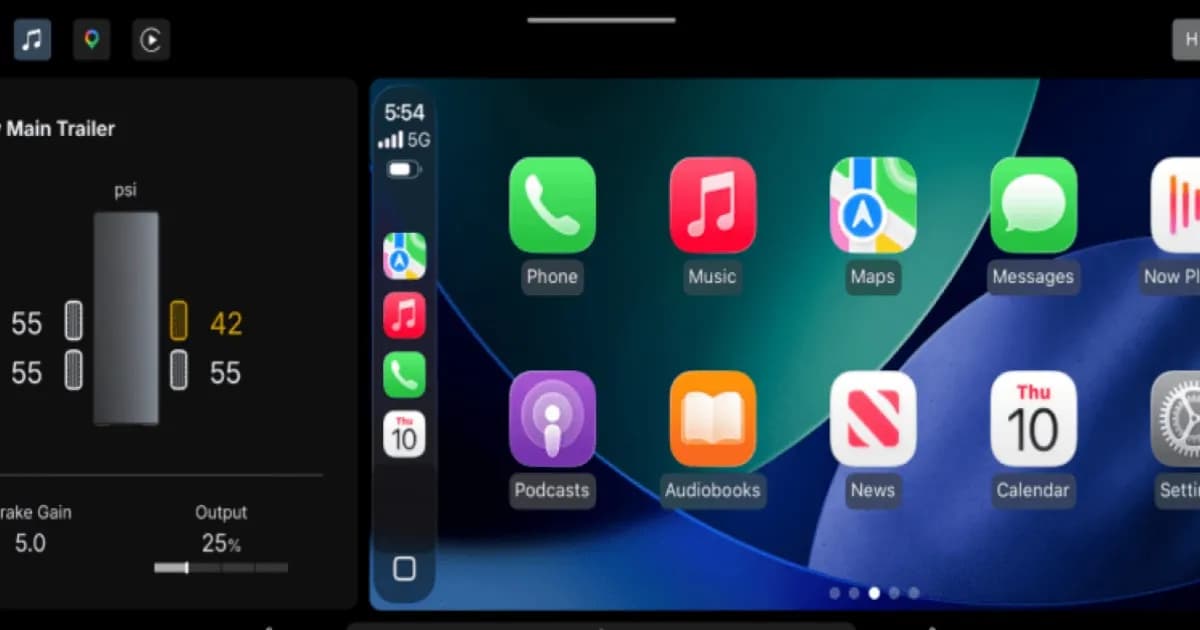 Antarmuka infotainment GM dengan CarPlay layar terpisah pada pikap Chevrolet Silverado dan GMC Sierra 2027