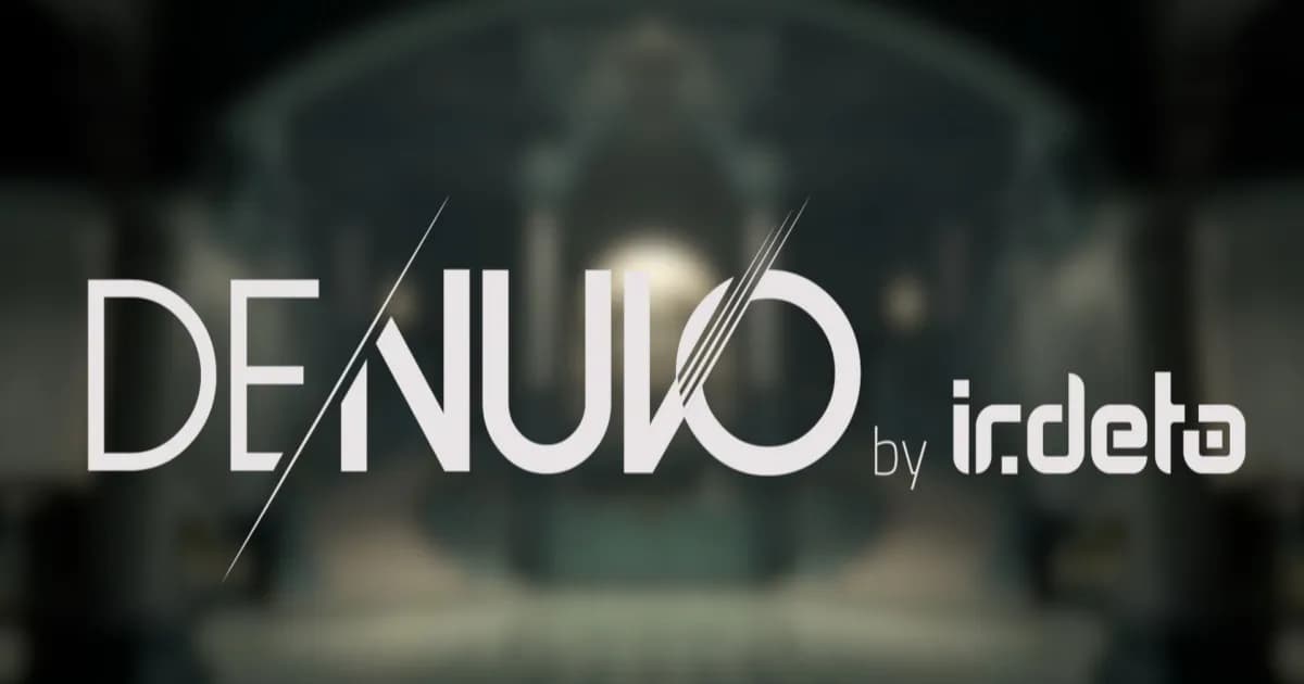Logo Denuvo dalam gugatan terhadap cracker voices38 atas pembajakan 26 game PC