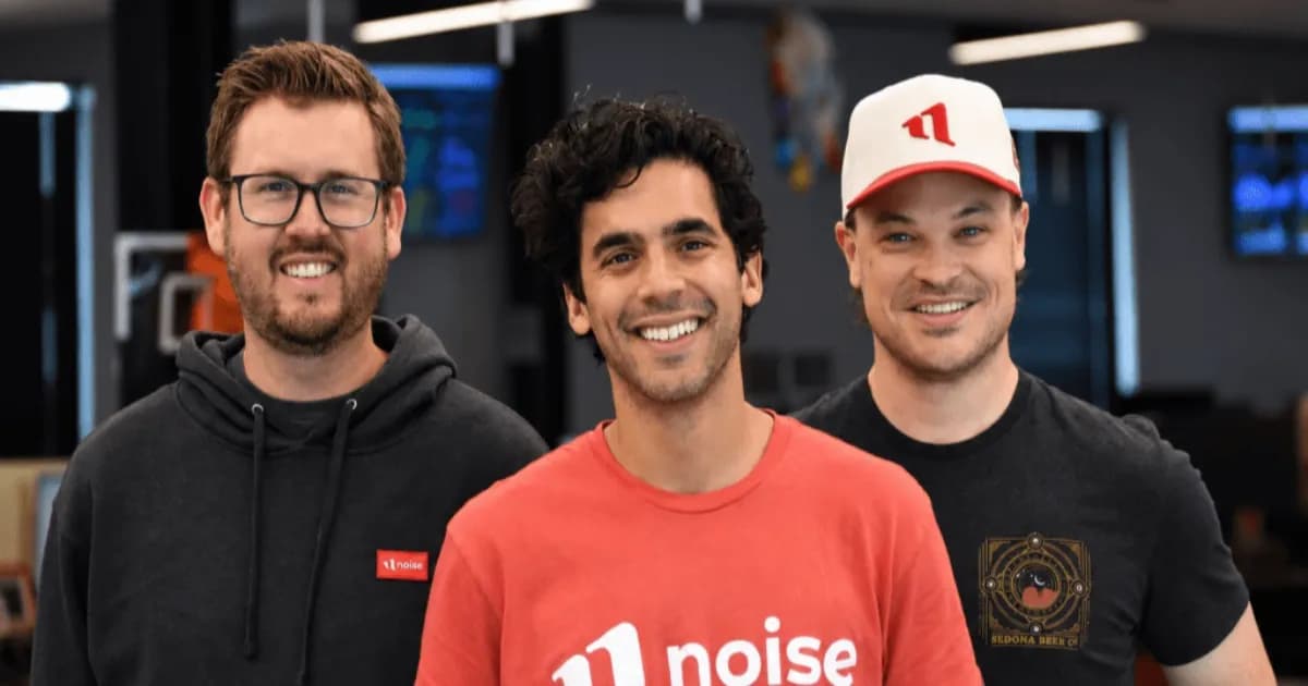 Ilustrasi platform marketing Noise yang menghubungkan merek dengan kreator konten