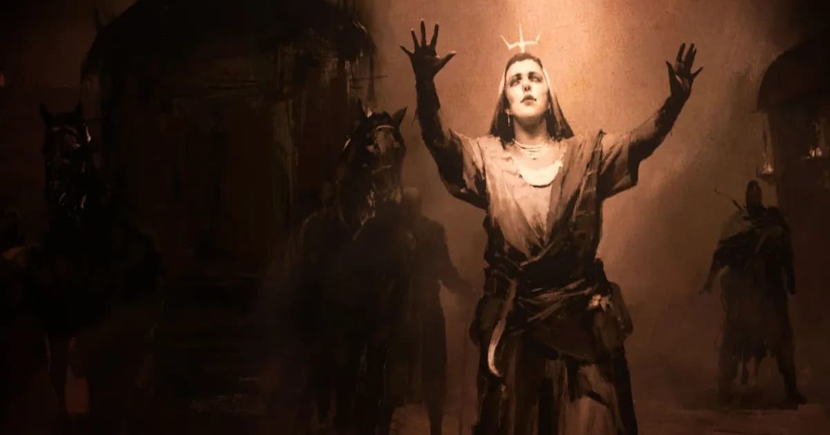 Diablo 5 menampilkan Sanctuary yang hancur dan dikuasai pasukan neraka