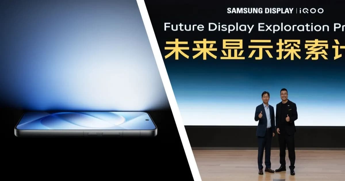 Panel OLED Samsung Display M16 dengan kecerahan 10.000 nits dipamerkan pada acara peluncuran bersama iQOO