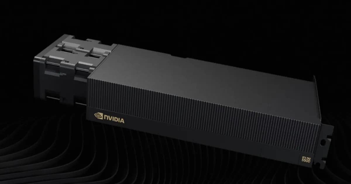 Nvidia RTX PRO 5500 workstation edition dengan memori 84 GB GDDR7