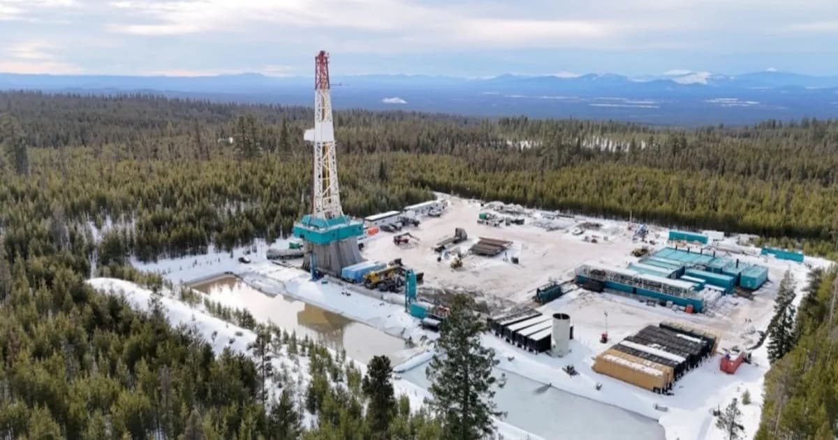 Ilustrasi fasilitas pengeboran panas bumi Mazama Energy di Oregon untuk menghasilkan listrik bagi data center AI