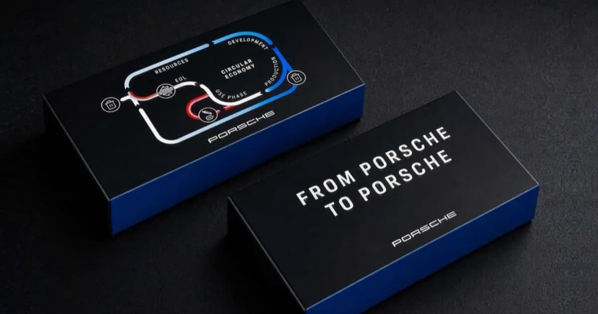 Baterai kendaraan listrik Porsche dalam proses daur ulang bersama Cylib