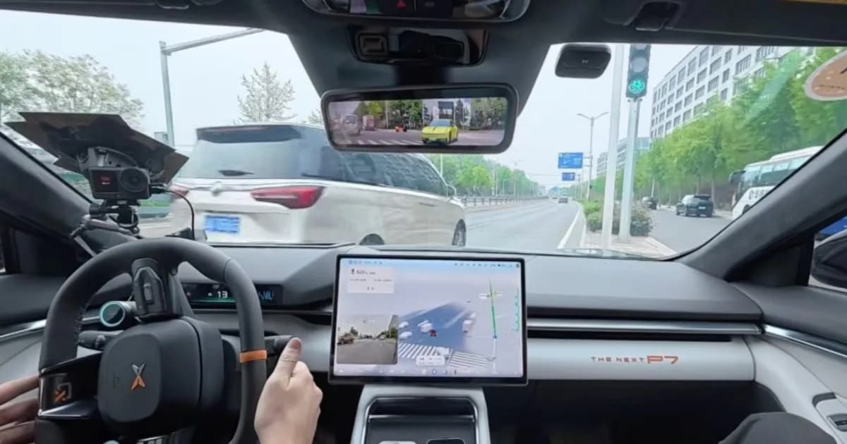 Xpeng VLA 2 test drive saat uji sistem self-driving XPeng