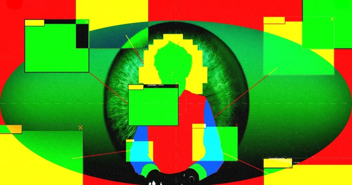 Ilustrasi infiltrasi Google Threat Intelligence Group ke dalam kelompok peretas TeamPCP dengan latar kode digital dan jaringan siber.