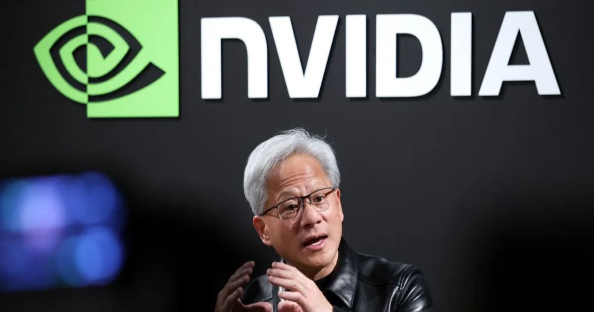 CEO Nvidia Jensen Huang saat memberikan pernyataan tentang masa depan AI dan prediksi 2030