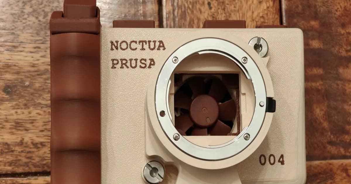 Kipas Noctua NF-A4x10 5V PWM mendinginkan kamera anti-AI CAIM1 4K agar tidak throttling
