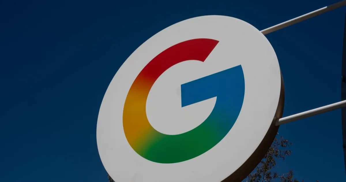 Google signage at the Google I/O Developers Conference in Mountain View, California, US, on Tuesday, May 19, 2026.
