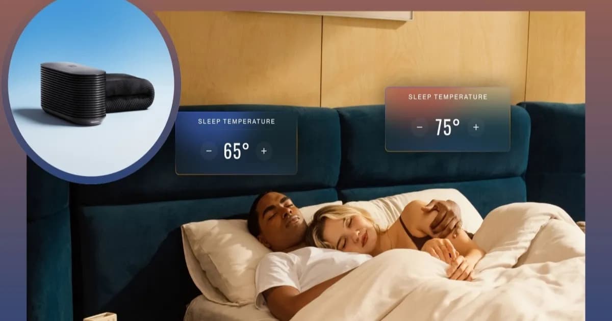 Eight Sleep Pod 6 smart mattress cover dengan hub ramping dan sensor biometrik terbaru