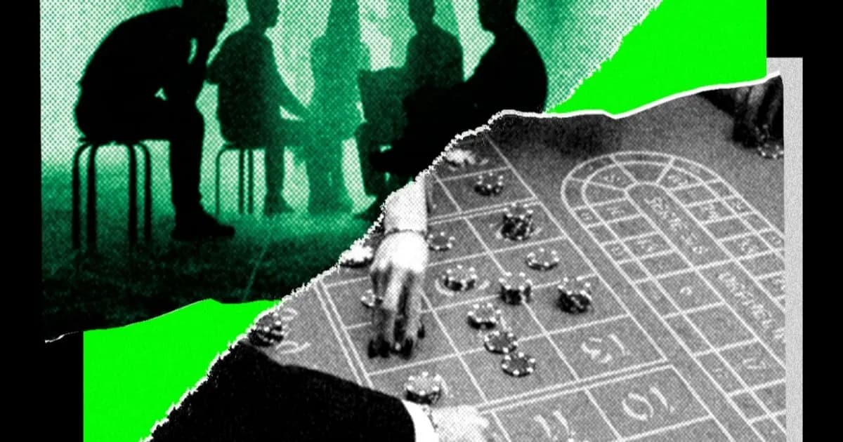 Ilustrasi agen AI yang saling berkomunikasi secara rahasia di meja blackjack virtual untuk berkolusi.